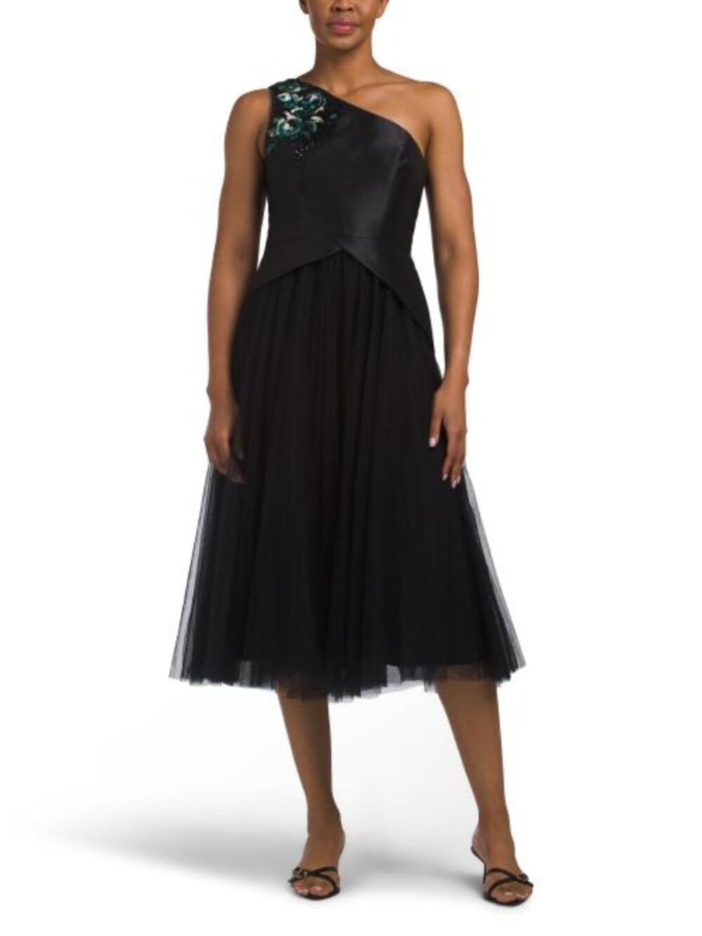KAY UNGER Annabeth Tea-length Dress - Picture 1 of 4
